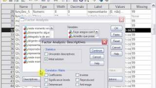 Factor Analysis in SPSS  How to part one [upl. by Fairleigh]