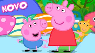 Peppa Pig Português Brasil  O Esconderijo Misterioso  NOVO Contos da Peppa Pig [upl. by Doralynn966]