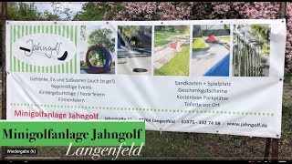 Minigolfanlage Jahngolf in Langenfeld [upl. by Llewon]