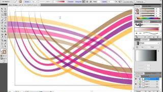 Toturial How to make a cool looking wave in Adobe Illustrator CS5 [upl. by Aitan475]