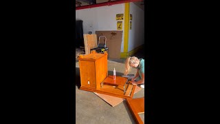 Giving a Wooden Desk a Second Chance With chairitynonprofit [upl. by Ecirual248]