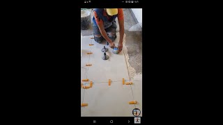 How to install floor tiles in the size of 120x60 [upl. by Northrup]