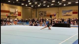 NAIGC College Gymnastics Nationals  Finals  Floor  97  April 2024 [upl. by Lainey]