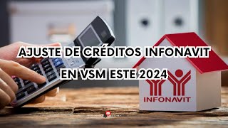 Nuevo Ajuste para Créditos INFONAVIT en VSM 2024  Infonavit  Responsabilidad Compartida [upl. by Nolad]