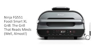 Ninja FG551 Foodi Smart XL Grill The Grill That Reads Minds Well Almost [upl. by Carlos446]