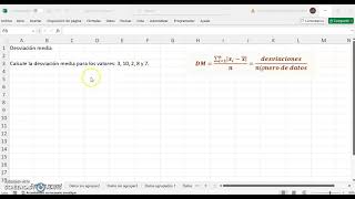 Desviación media para datos sin agrupar [upl. by Norina]