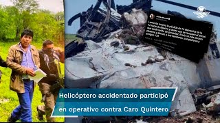 Elementos fallecidos en desplome de helicóptero respaldaron operativo para capturar a Caro Quintero [upl. by Hendrika752]