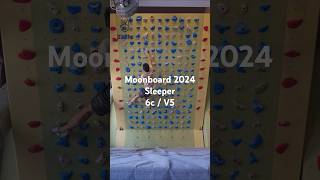 Moonboard Benchmark Sleeper 6c  V5 [upl. by Nauqahs369]
