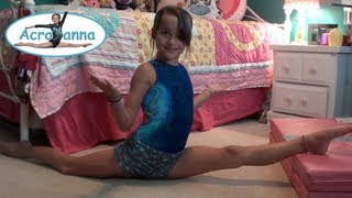 How to do the Splits  Tutorial  Acroanna [upl. by Aimil]