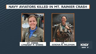 Navy aviators killed in Mt Rainier crash identified [upl. by Alyacim]