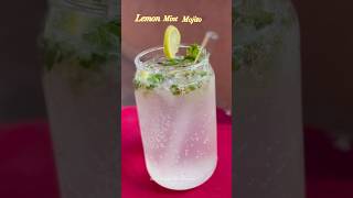 Lemon Mint Mojito❤️ mojito lemon homemade recipe food shorts cocktails foodblogger fyp [upl. by Nirad]