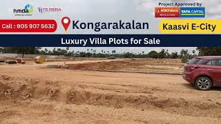 HMDA Approved Open Plots Near Foxconn HMDA Approved Plots in KongarakalanKaasvi ECity 9059075632 [upl. by Htrahddis]