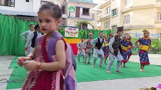 Basai paryo aaja Rati by Grade 3 [upl. by Lime]