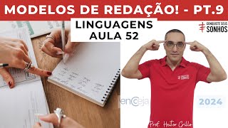 AULA 52  LINGUAGENS REDAÇÃO  MODELOS DE REDAÇÃO  ENCCEJA 2024 ENSINO MÉDIO E FUNDAMENTAL [upl. by Aiyt]