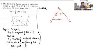 2 Midpoint Theorem and its converse Ex 12A Cont [upl. by Attehcnoc]