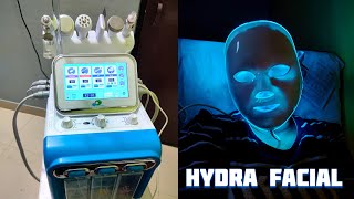 Hydra Facial Treatment For Glowing Skin  Step by step  Hydra Facial Kaise kare  Skin treatment [upl. by Gnah285]