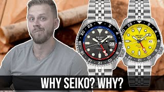 New Seiko GMT Releases  A Costly Mistake New Models From GShock TAG Heuer Fortis and Chopard [upl. by Lia]