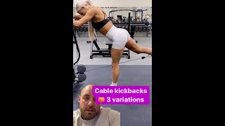 Cable Kickback for massive glute gains [upl. by Mitchell]