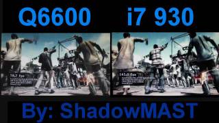 Resident Evil 5 Benchmark Q6600 vs I7 [upl. by Dawes]