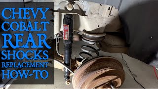 How to replace Shock Absorbers on a Chevy Cobalt [upl. by Bren]