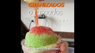 GRANIZADO O RASPADO Refrescante tradición [upl. by Marcie]