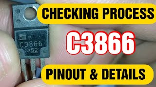 How to check c3866 transistor with multimeter l c3866 transistor testing l c3866 transistor pinout [upl. by Nitsugua]