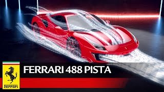 Ferrari 488 Pista  Aerodynamics [upl. by Zarah]