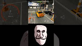 Supra VS Bugatti race in car parking multiplayer youtubeshorts trollface [upl. by Camfort97]