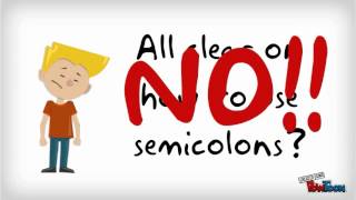 Grammar Pack  How to use a semicolon [upl. by Alliuqat]