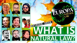 Natural Law Explained by 9 People From 7 Different Countries  Europa Natural Law Round Table [upl. by Lifton]