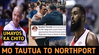 MO TAUTUA TO NORTHPORT COACH YENG GUIAO PUMALAG KAY CHITO VICTOLERO [upl. by Karee430]