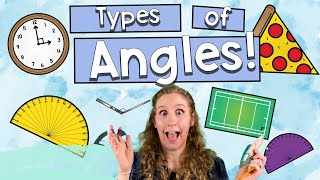 Right Obtuse and Acute Angles  Educational Kids Videos [upl. by Roby]