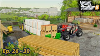 Sandy Bay🔹Ep 26  30🔹TWO HOURS of FARMING amp MUSIC🔹Farming Simulator 19 [upl. by Selmore359]