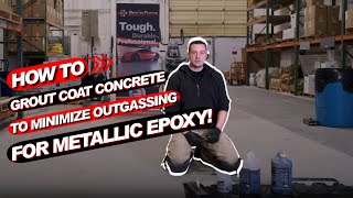 Mastering Grout Coating Minimize Outgassing for Stunning Metallic Epoxy Floors [upl. by Jarl]