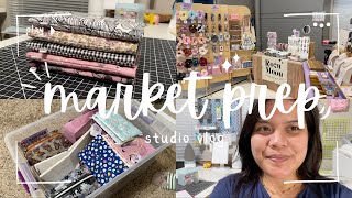 Holiday Market Prep  Studio Vlog  Craft Market [upl. by Nirac]