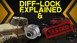 Differential Lock Explained amp Tested  Snowrunner [upl. by Ahsaya]