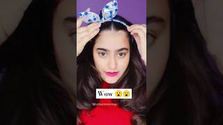 Hairband hairstyle 🤯😱 hairband hairstyle youtubeshorts hairtutorial trendingshorts viralvideo [upl. by Aiuqat]