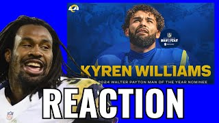 Rams Fan Reaction The Rams’ 2024 Walter Payton Man Of The Year Nominee [upl. by Edgell740]