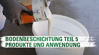 Bodenbeschichtung Teil 5 Produkte und Anwendung  Jaeger [upl. by Illehs388]