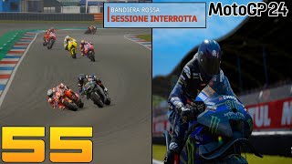 MotoGP 24  CARRIERA stagione 4  assen bandiera rossa gara interrotta  EP 55 [upl. by Natascha113]