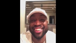 Dwyane Wade reacts to Cavaliers Trading Him to Miami Heat [upl. by Julis416]