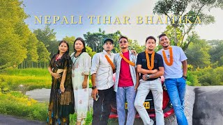 Tihar Bhaitika Special with Family  Nepali Culture Vlog Bhaitika 2024NepBongvlogs [upl. by Alian736]