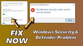 How to Fix Windows Security Service amp Defender not Working in 2 Minutes [upl. by Yrroc56]