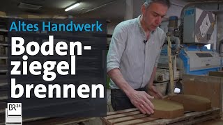 Handwerkspreis für Bodenziegel Neue Ziegel für historische Gemäuer  Abendschau  BR24 [upl. by Ciardap]