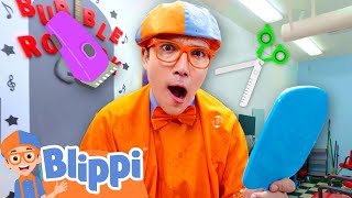 Blippi Gets A Haircut  Blippi  Educational Videos for Kids [upl. by Inafetse]