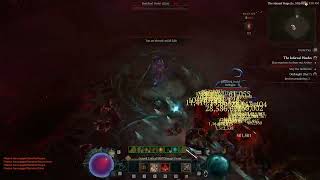 Diablo 4  S5  Bone Spear Lidless Wall  Infernal Hordes t7 [upl. by Airat820]