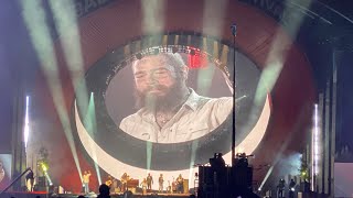 Post Malone performing Circles live at Global Citizen Festival NYC 2024 [upl. by Akerue140]