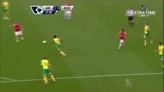 Jack Wilsheres amazing goal vs Norwich [upl. by Xxam]