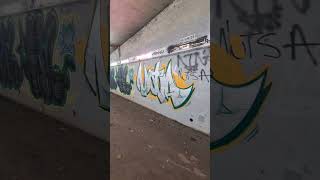 Another Graffiti Tunnel tags  characters Graffitiart shorts graffiti graffitiart [upl. by Negeam]