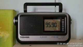 Rádio 95 FM 959 MHz NepomucenoMG  22092024 [upl. by Eintirb]